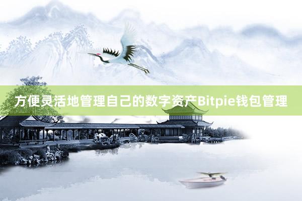 方便灵活地管理自己的数字资产Bitpie钱包管理