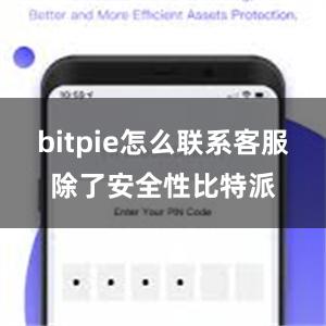 bitpie怎么联系客服除了安全性比特派