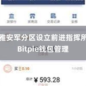 雅安军分区设立前进指挥所Bitpie钱包管理