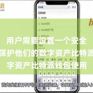 用户需要设置一个安全的密码来保护他们的数字资产比特派钱包使用